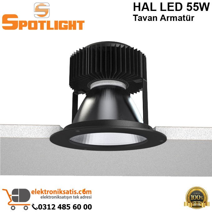 Spotlight HAL LED 55W Tavan Armatür