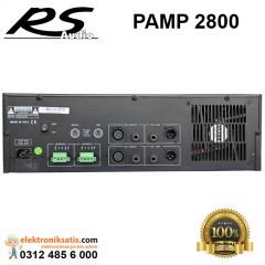 Rs Audio PAMP 2800 2x800W 100V Anfi Mikser