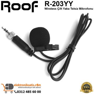 Roof R-203YY Wireless Çift Yaka Mikrofon