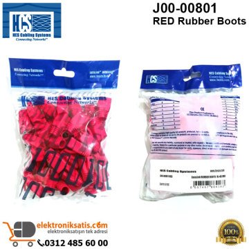 HCS J00-00801 RED Rubber Boots