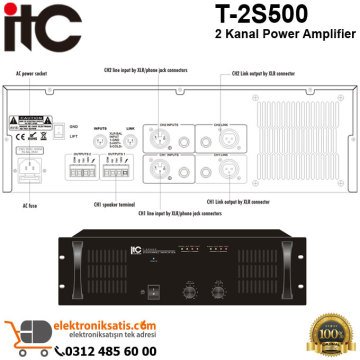 ITC T-2S500 2 Kanal Power Amplifier