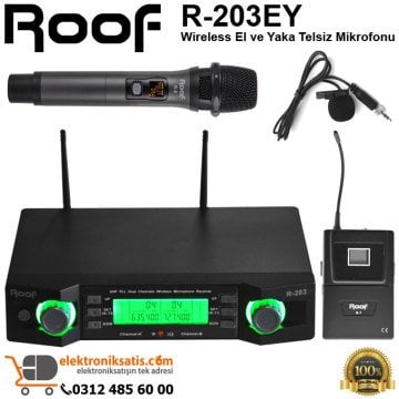 Roof R-203EY El ve Yaka Telsiz Mikrofon