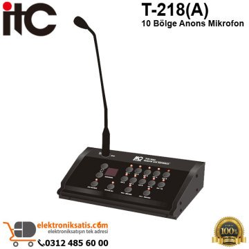 ITC T-218(A) 10 Bölge Anons Mikrofon