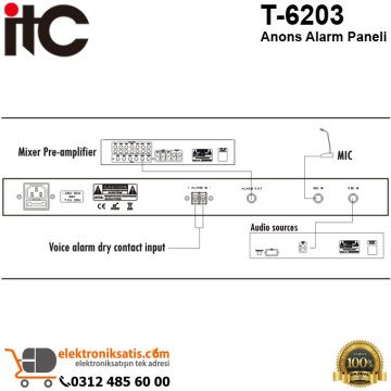 ITC T-6203 Mesaj Kayıt Ünitesi