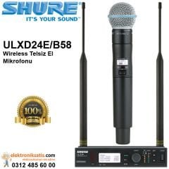Shure ULXD24E/B58 Wireless Telsiz El Mikrofonu