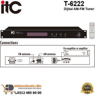 ITC T-6222 Dijital AM-FM Tuner