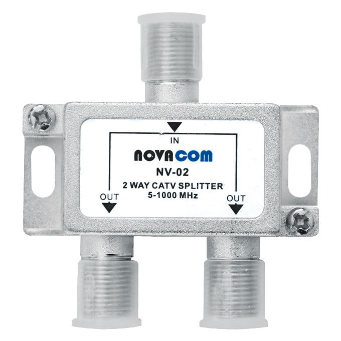 Novacom NV-02 1 Giriş 2 Çıkış 5-1000 MHz SMATV Splitter