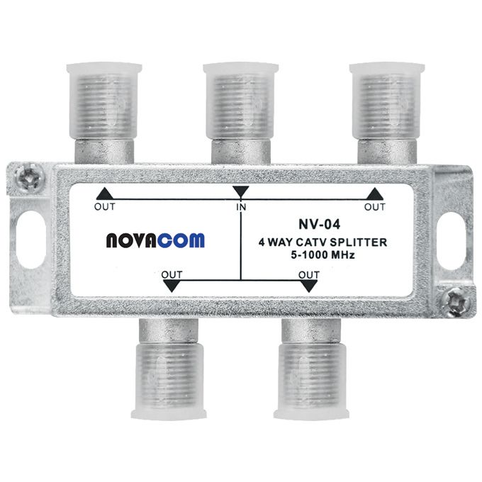 Novacom NV-04 1 Giriş 4 Çıkış 5-1000 MHz SMATV Splitter