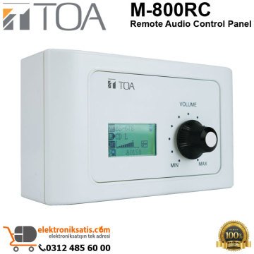 TOA M-800RC Remote Audio Control Panel