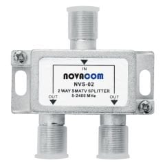 Novacom NVS-02 1 Giriş 2 Çıkış 5-2400 MHz SMATV Splitter