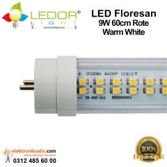 Ledorlight LED Floresan 9W 60 cm Rote Warm White