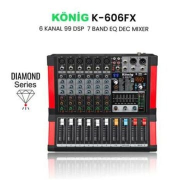 König K-606 FX 6 Kanal Deck Mikser