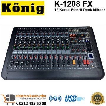 König K-1208 FX 12 Kanal Deck Mikser