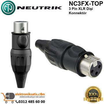 Neutrik NC3FX-TOP 3 Pin XLR Dişi Konnektör