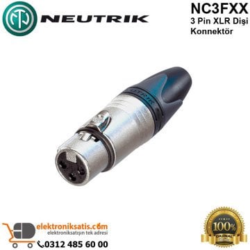 Neutrik NC3FXX 3 Pin XLR Dişi Konnektör