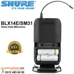 Shure BLX14E/SM31 Telsiz Kafa Mikrofonu