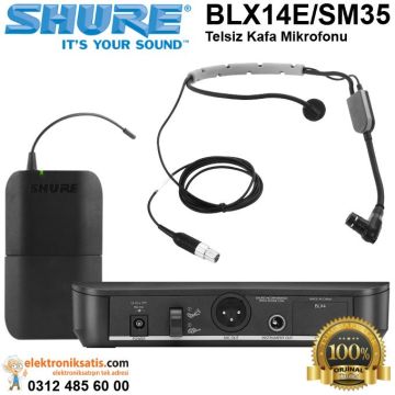 Shure BLX14E/SM35 Telsiz Kafa Mikrofonu