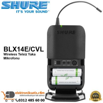 Shure BLX14E/CVL Telsiz Yaka Mikrofonu