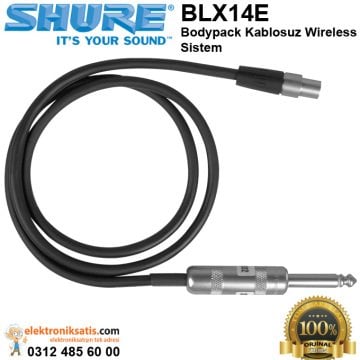 Shure BLX14E Bodypack Kablosuz Wireless Sistem