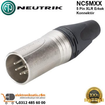 Neutrik NC5MXX 5 Pin XLR Erkek Konnektör