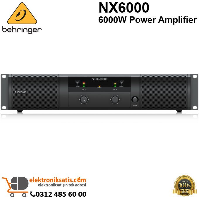 Behringer NX6000 6000W Power Amplifier