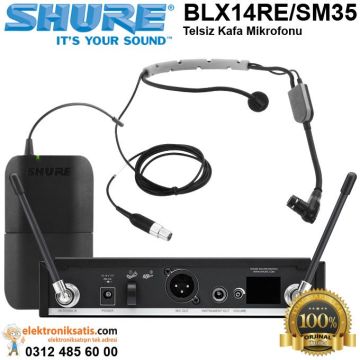 Shure BLX14RE/SM35 Telsiz Kafa Mikrofonu