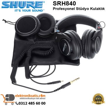 Shure SRH840 Profesyonel Stüdyo Kulaklık
