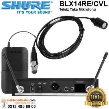 Shure BLX14RE/CVL Telsiz Yaka Mikrofonu