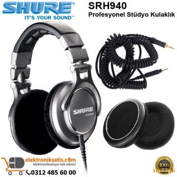 Shure SRH940 Profesyonel Stüdyo Kulaklık