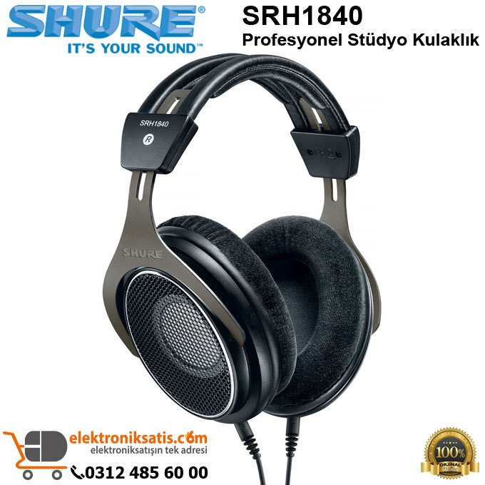 Shure SRH1840 Profesyonel Stüdyo Kulaklık