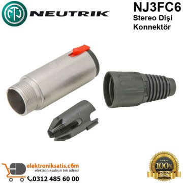 Neutrik NJ3FC6 Stereo Dişi Konnektör