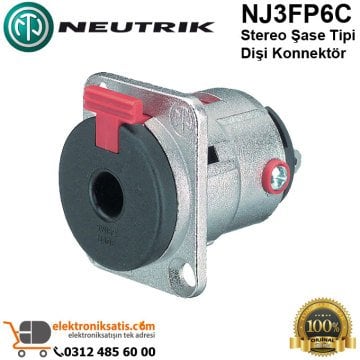 Neutrik NJ3FP6C Stereo Şase Tipi Dişi Konnektör