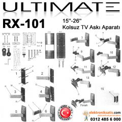 ULTIMATE RX-101 15''-26'' Kolsuz TV Askı Aparatı