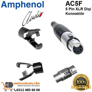 Amphenol AC5F 5 Pin XLR Dişi Konnektör