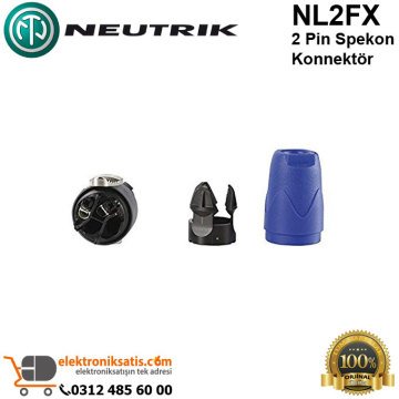 Neutrik NL2FX 2 Pin Spekon Konnektör