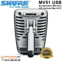 Shure MV51 USB Kondanstör Mikrofon