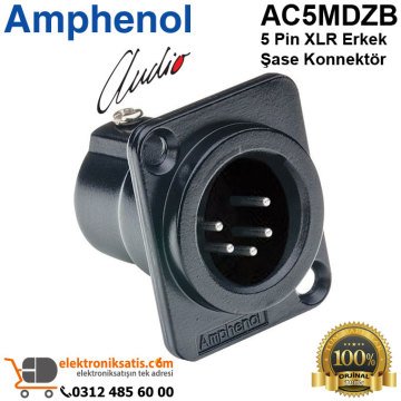 Amphenol AC5MDZB 5 Pin XLR Erkek Şase Konnektör