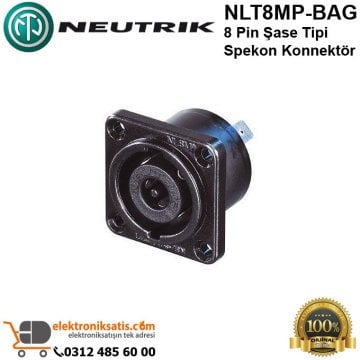 Neutrik NLT8MP-BAG 8 Pin Şase Tipi Spekon Konnektör