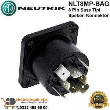 Neutrik NLT8MP-BAG 8 Pin Şase Tipi Spekon Konnektör