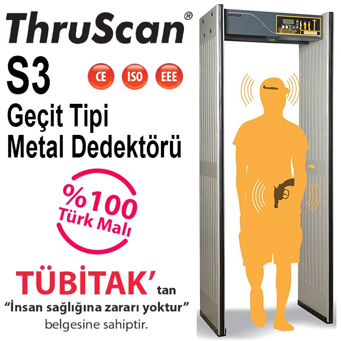 ThruScan S3 Geçit Tipi Metal Dedektörü