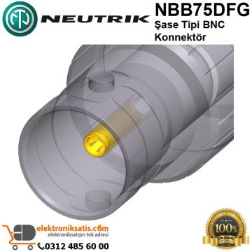 Neutrik NBB75DFG Şase Tipi BNC Konnektör