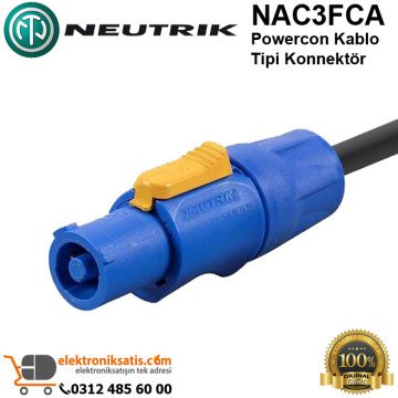 Neutrik NAC3FCA Powercon Kablo Tipi Konnektör