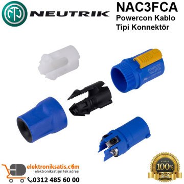 Neutrik NAC3FCA Powercon Kablo Tipi Konnektör