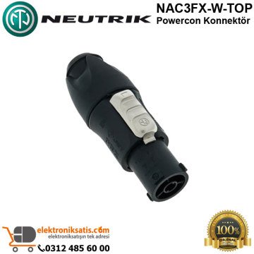 Neutrik NAC3FX-W-TOP Powercon Konnektör