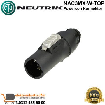 Neutrik NAC3MX-W-TOP Powercon Konnektör