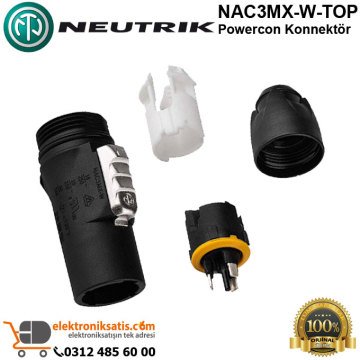 Neutrik NAC3MX-W-TOP Powercon Konnektör