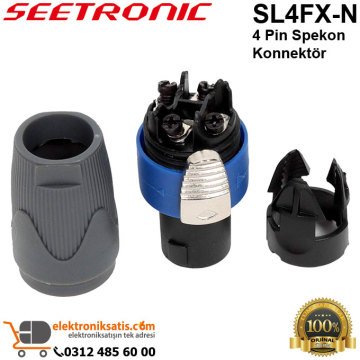Seetronic SL4FX-N 4 Pin Spekon Konnektör