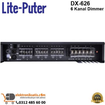 Lite Puter DX-626 6 Kanal Dimmer