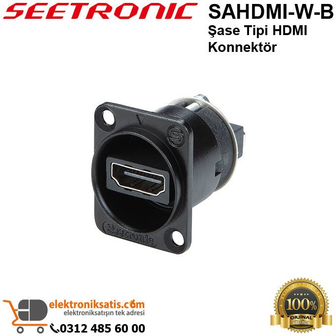 Seetronic SAHDMI-W-B Şase Tipi HDMI Konnektör