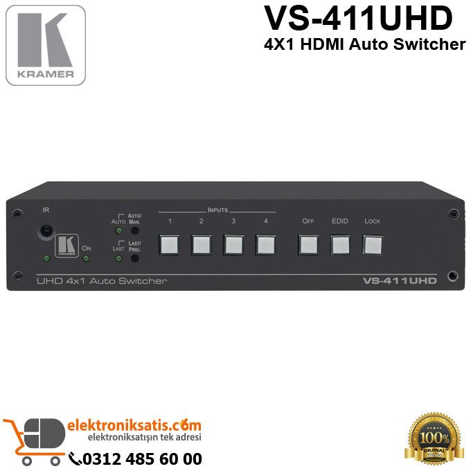 Kramer VS-411UHD 4X1 HDMI Auto Switcher